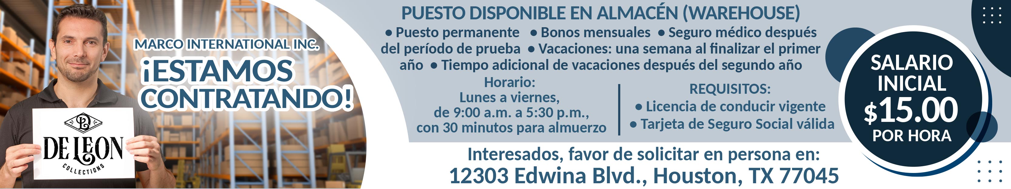 Manuel Fornell - Jericho Woodworks - Solicito Fabricantes de Gabinetes
