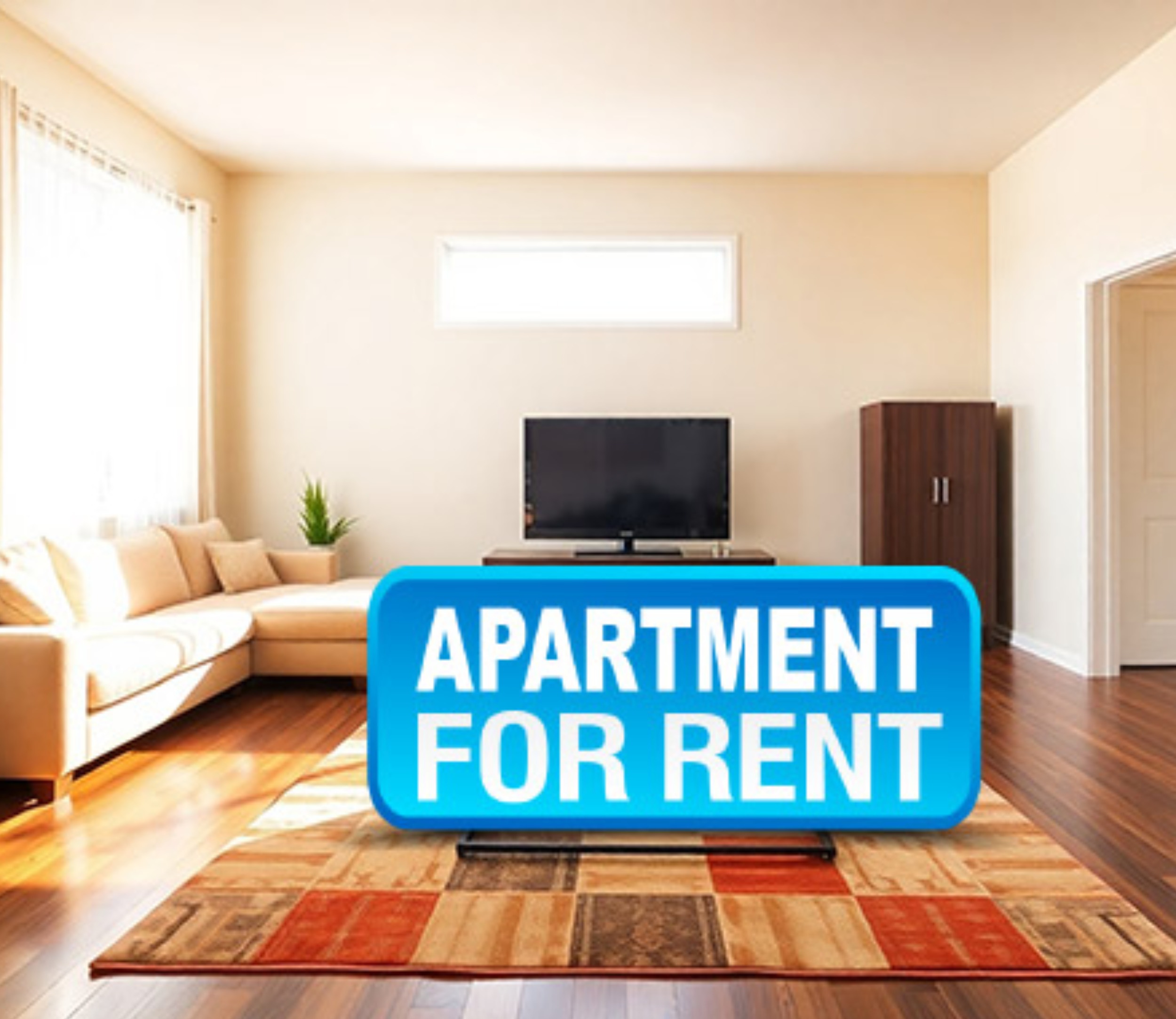 Apartment for rent, ready to move-in