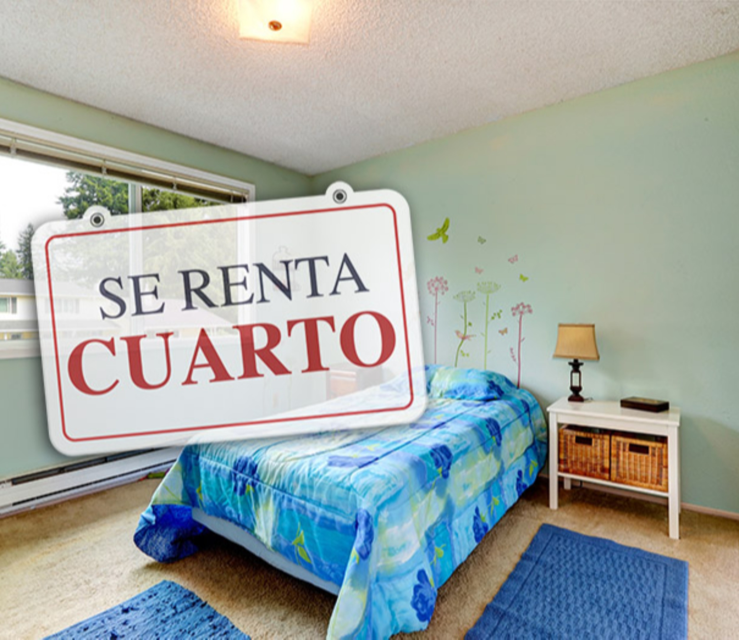 Se renta cuarto amueblado