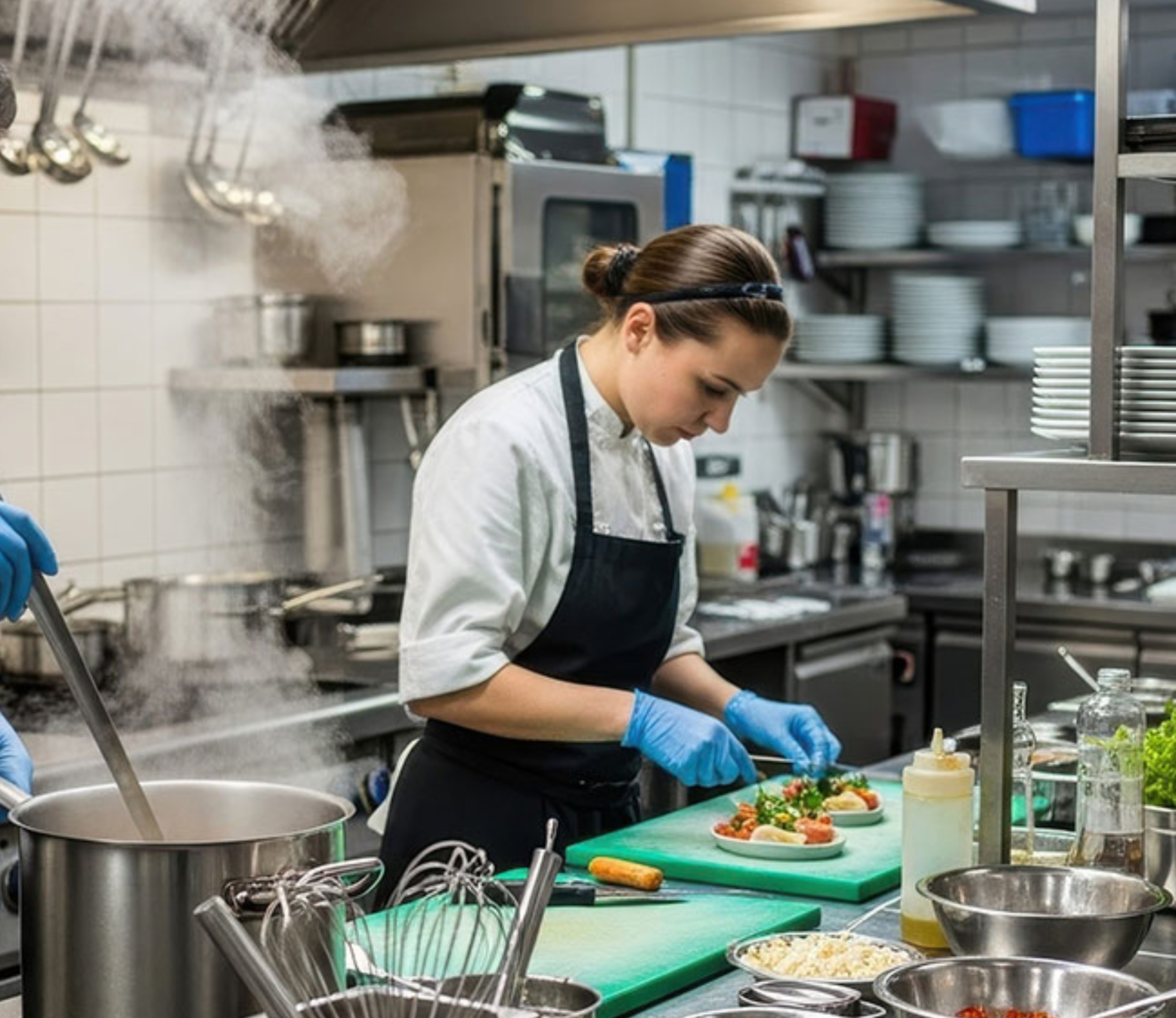 Buscando ayudante de cocina bilingüe