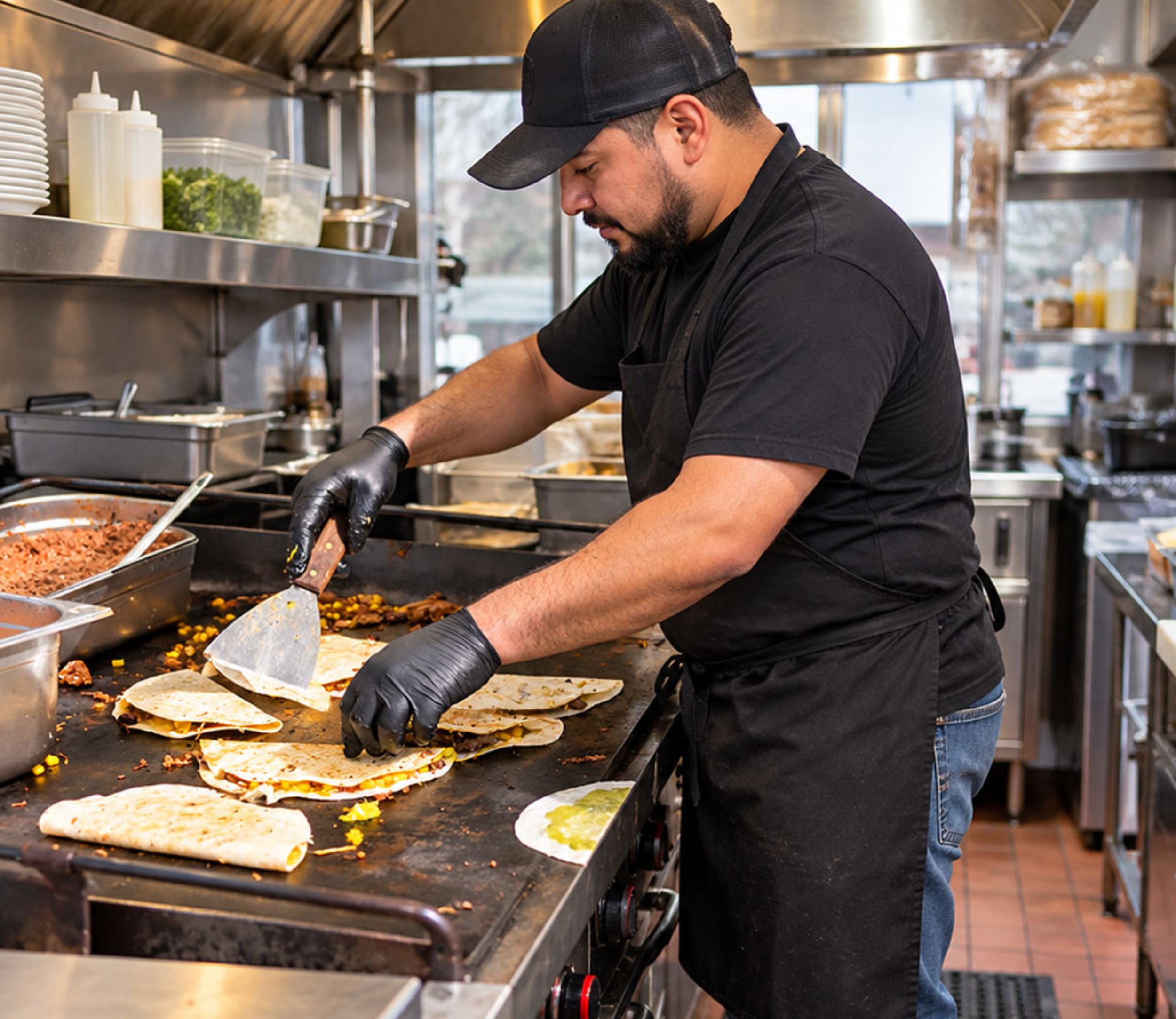 Se solicita persona para la plancha en taquería