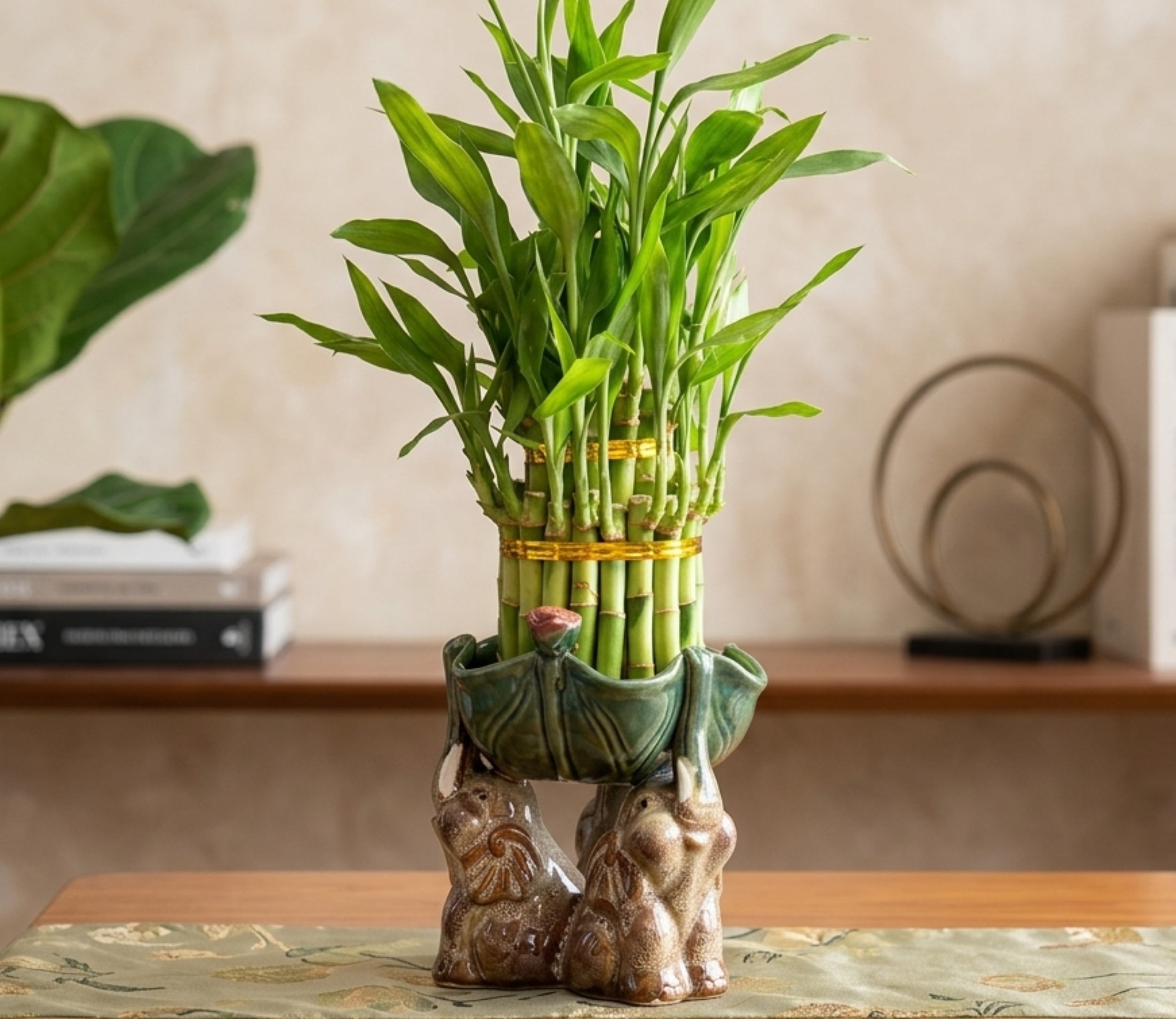 ¡Lleva la buena fortuna y elegancia a tu hogar con nuestra colección de Bambú de la Suerte!