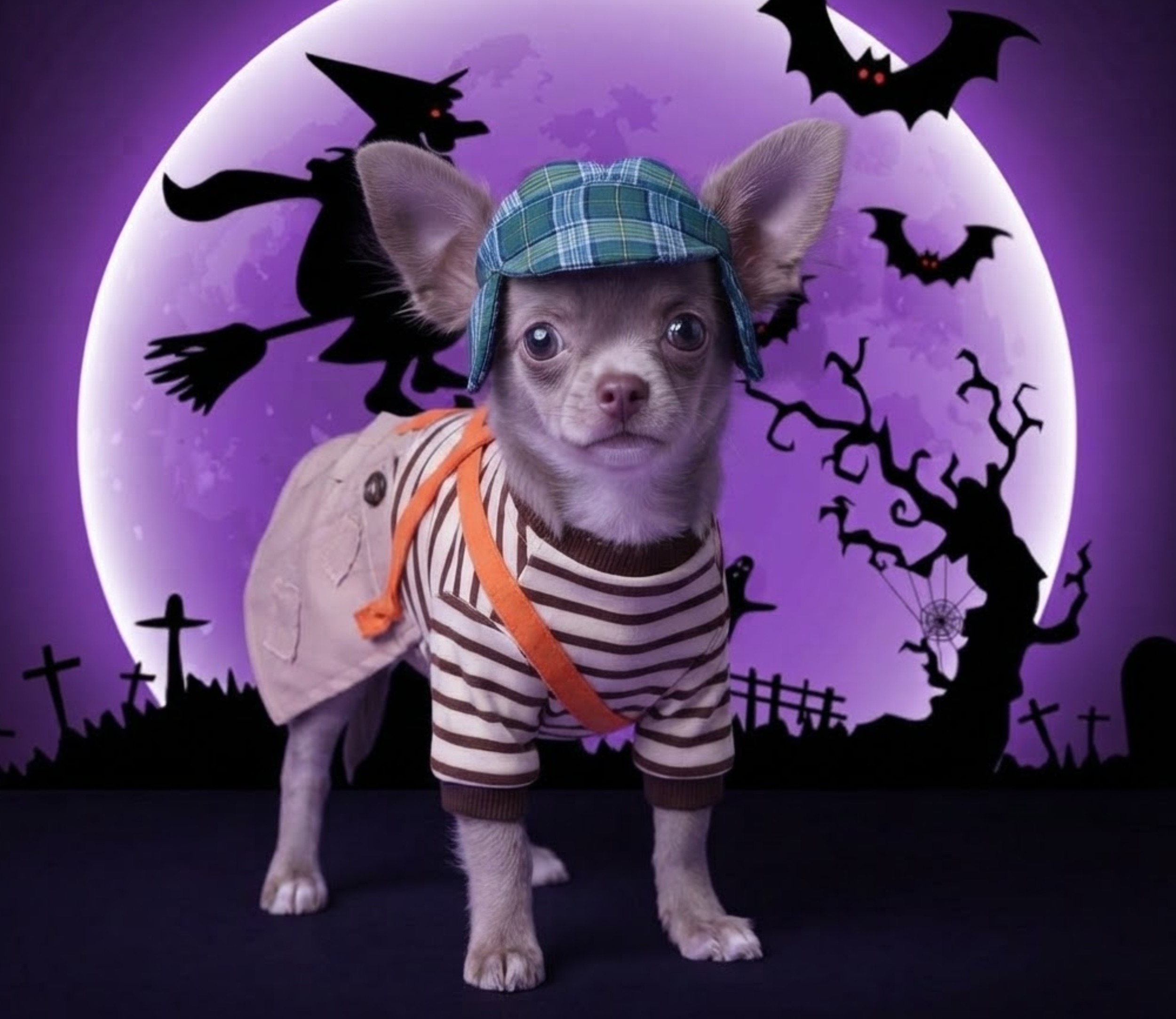 Colección de disfraces de Halloween para mascotas